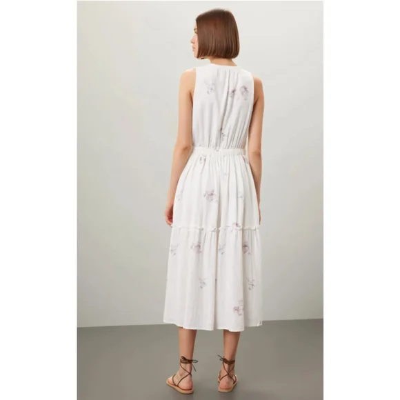 Splendid Livia Dress in White Floral - Picture 2 of 7